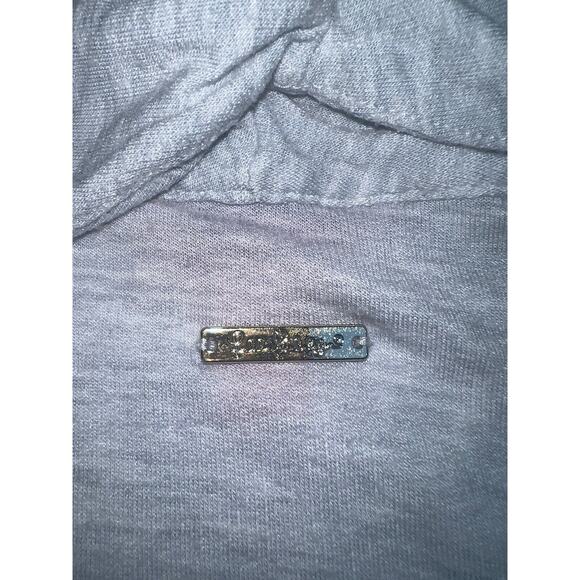 Lilly Pulitzer Cardigan Women’s Size XXS Gray Open Front Shawl Collar Sweater - Picture 15 of 16